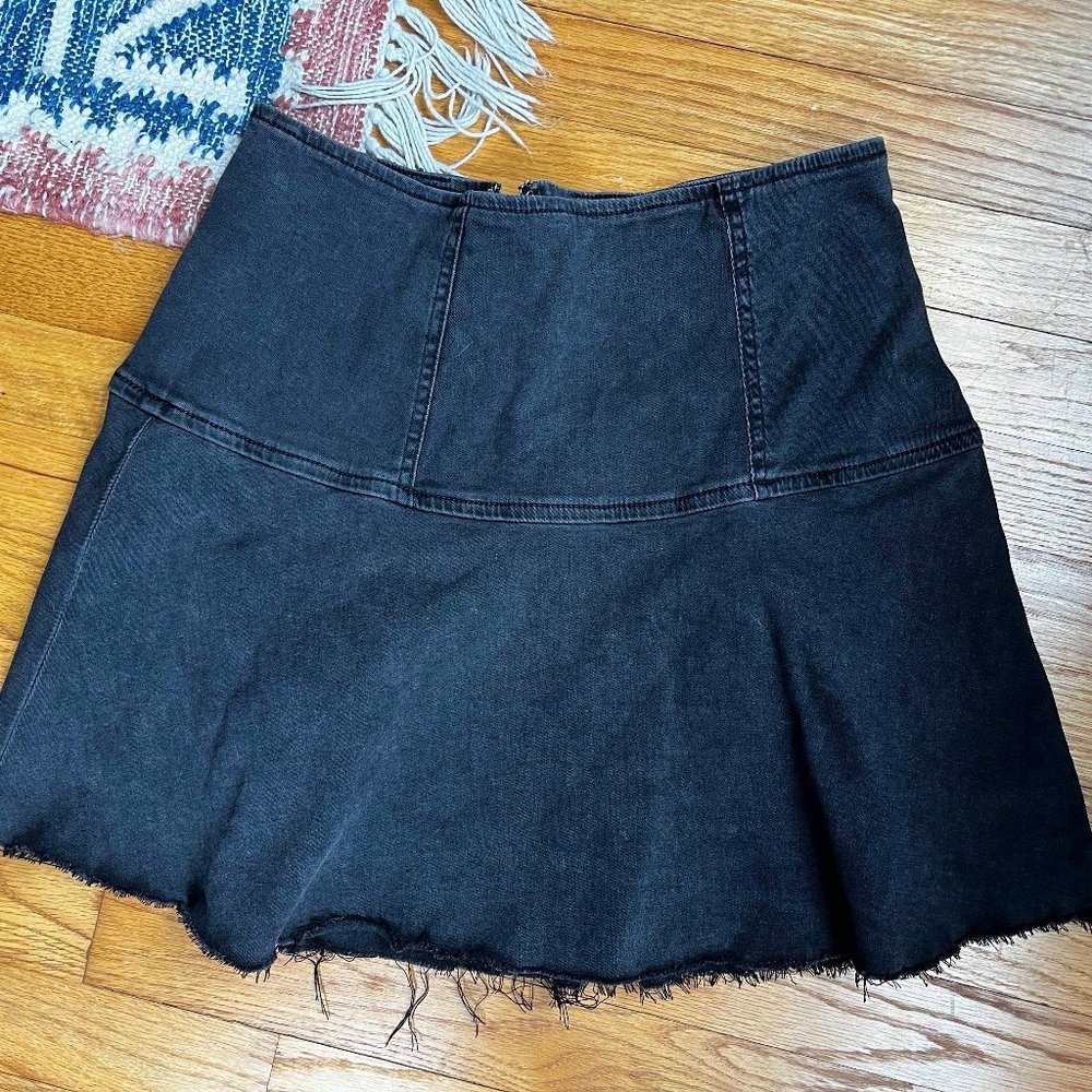 Black mini skirt - Free People
